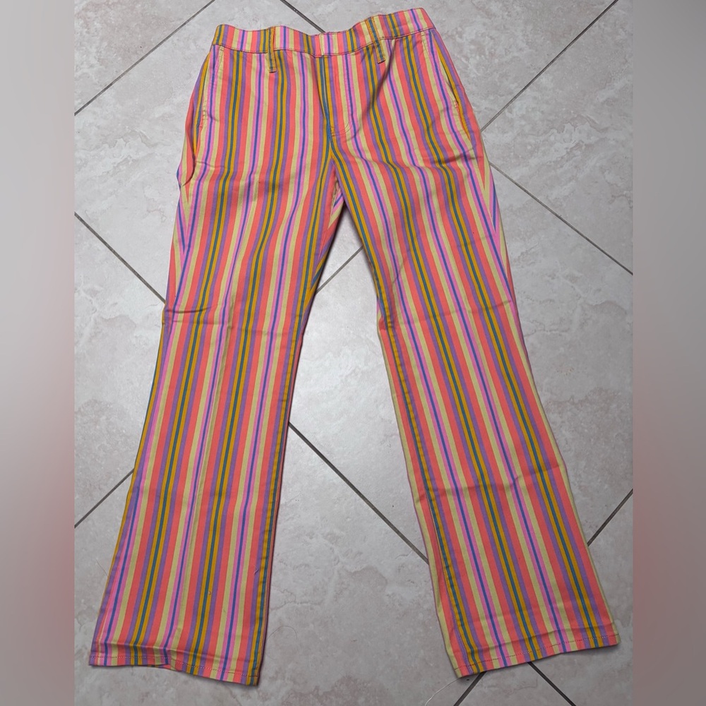 J crew Colorful Striped Pants